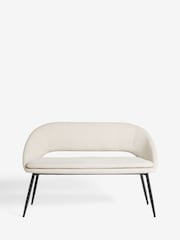 Tweedy Plain Light Natural Hewitt Dining Bench - Image 9 of 11