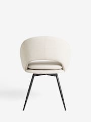 Set of 2 Light Natural Hewitt Swivel Dining Chairs - Image 5 of 7
