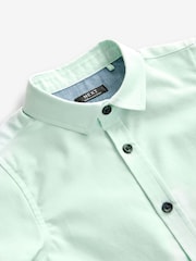 Mint Green Short Sleeve Oxford Shirt (3mths-7yrs) - Image 6 of 6