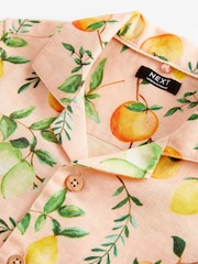 Peach Pink Short Sleeve All Over Print Shirt (3mths-7yrs) - Image 6 of 6