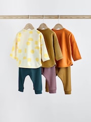 Leuchtender Animalprint - Baby T-Shirts und Leggings Set 6er Packung - Bild 2 von 8