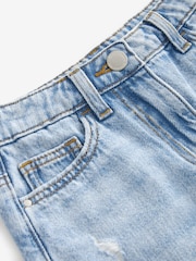 Mid Blue Denim 100% Cotton Barrel Jeans (3-16yrs) - Image 5 of 5