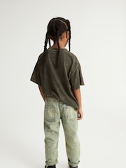 Yellow Distressed Mom Jeans (3-16yrs) - Image 4 of 7