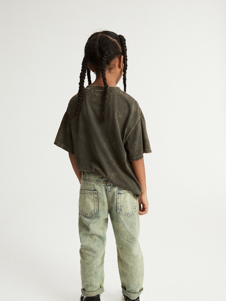 Yellow Distressed Mom Jeans (3-16yrs) - Image 4 of 7