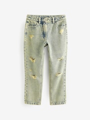 Yellow Distressed Mom Jeans (3-16yrs) - Image 5 of 7