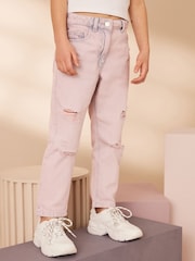 Light Pink Mom Jeans (3-16yrs) - Image 3 of 7