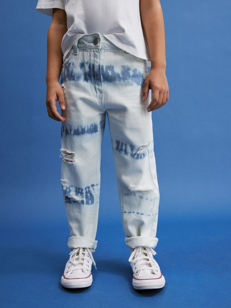 Tie Dye Mom Jeans (3-16yrs) - Image 2 of 6