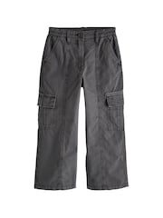 Charcoal Grey Wide Leg Cargo Trousers (3-16yrs) - Image 5 of 7