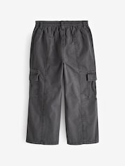 Charcoal Grey Wide Leg Cargo Trousers (3-16yrs) - Image 6 of 7