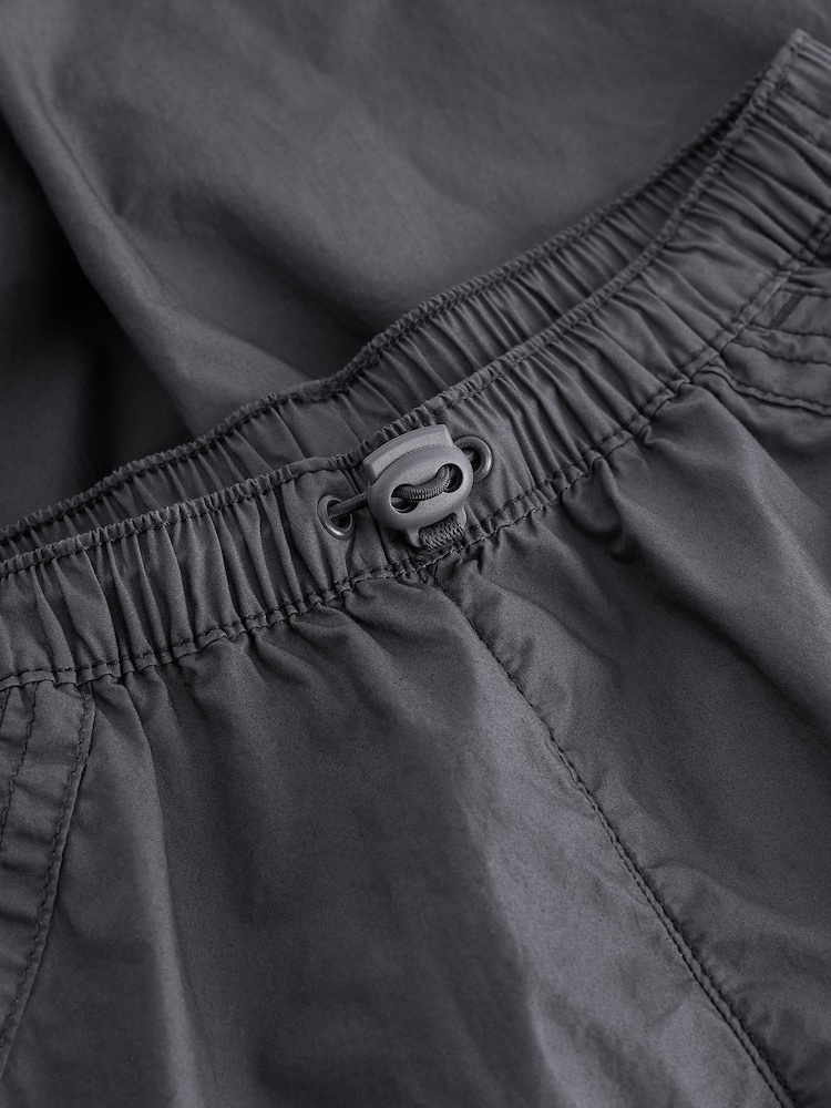 Charcoal Grey 100% Cotton Parachute Cargo Trousers (3-16yrs) - Image 10 of 10