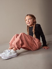 Rust Brown Parachute Cargo Cuffed Trousers (3-16yrs) - Image 2 of 8