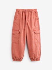 Rust Brown Parachute Cargo Cuffed Trousers (3-16yrs) - Image 6 of 8
