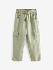 Khakigrün - Tencel Cargohose mit Taschen (3-16 J.) - Bild 5 von 7