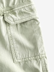 Mint Green Parachute Cargo Cuffed Trousers (3-16yrs) - Image 8 of 8