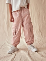 Light Pink Parachute Cargo Trousers (3-16yrs) - Image 5 of 10