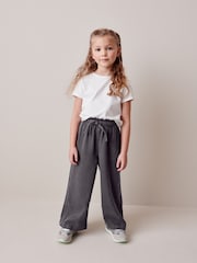 Charcoal Grey Wide Leg Trousers (3-16yrs) - Image 1 of 7