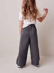 Charcoal Grey Wide Leg Trousers (3-16yrs) - Image 3 of 7