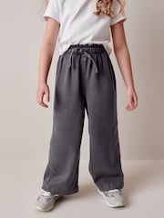 Charcoal Grey Wide Leg Trousers (3-16yrs) - Image 4 of 7