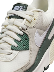Nike Navajo White Navajo Style White Air Max 90 Trainers - Image 7 of 10