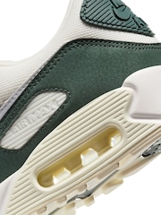 Nike Navajo White Navajo Style White Air Max 90 Trainers - Image 8 of 10