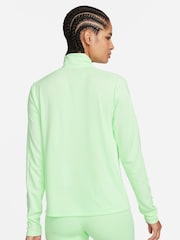 Nike Lime Green Half Zip Pacer Running Top - Image 2 of 6
