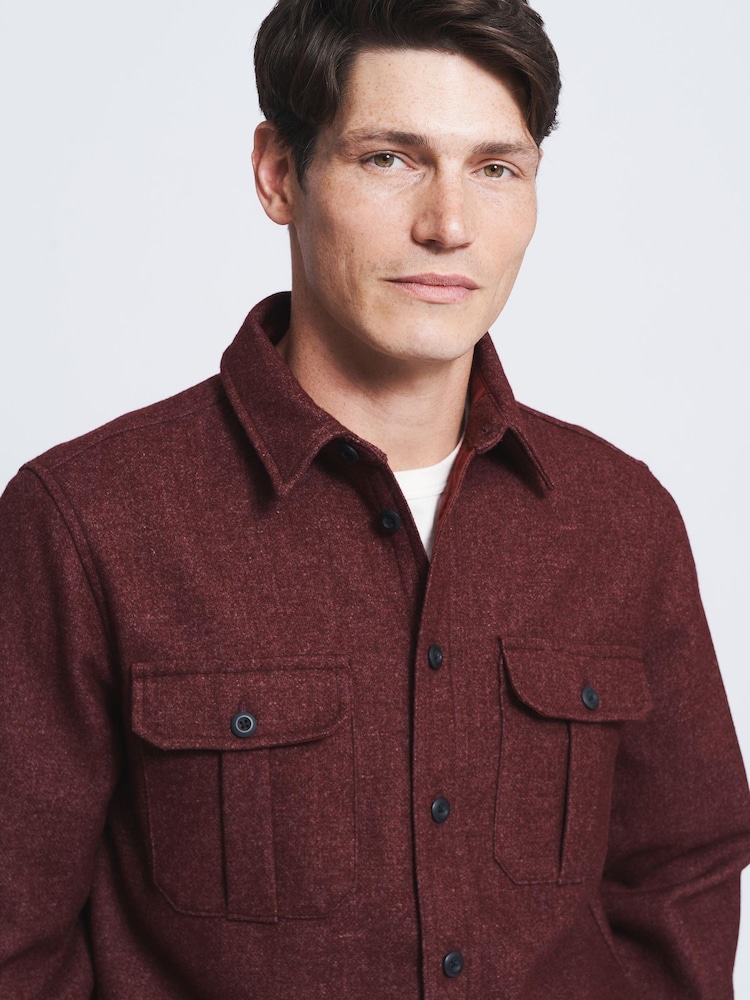 Aubin Lysaghts Wool Overshirt - Image 3 of 5