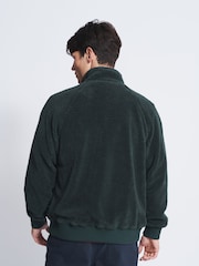 Aubin Green Kewick Borg Zip Through Sweatshirt Fleece - Image 2 of 7