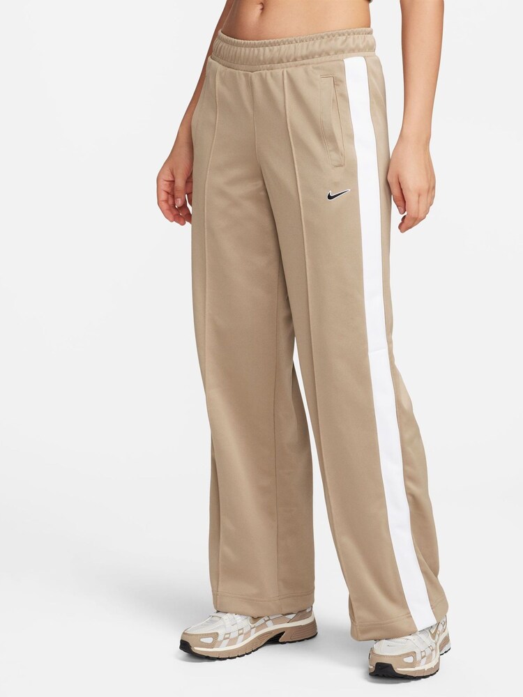 Buy Nike Beige Wide Leg Side Stripe Joggers from Next Luxembourg