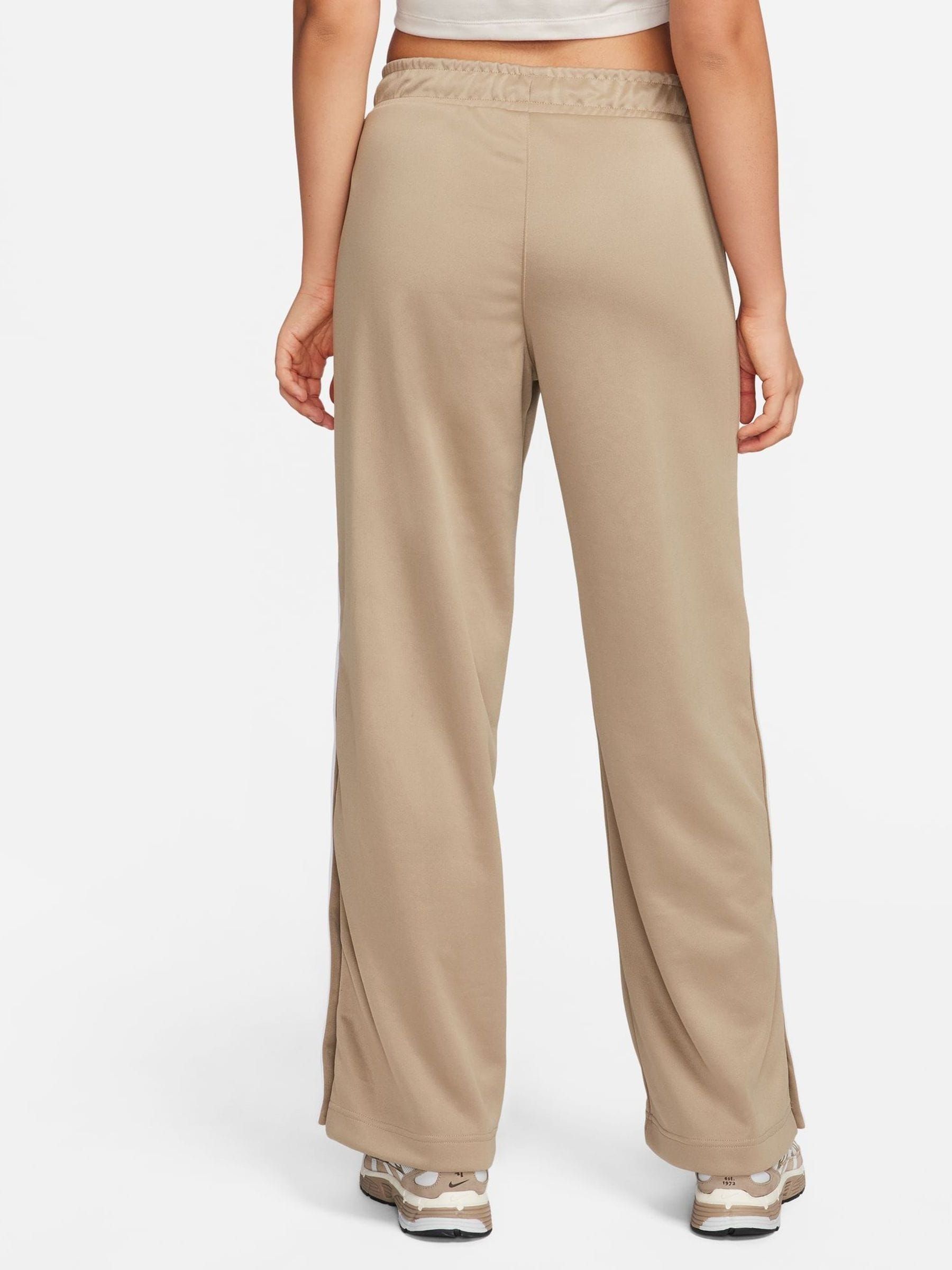 Buy Nike Beige Wide Leg Side Stripe Joggers from Next Luxembourg