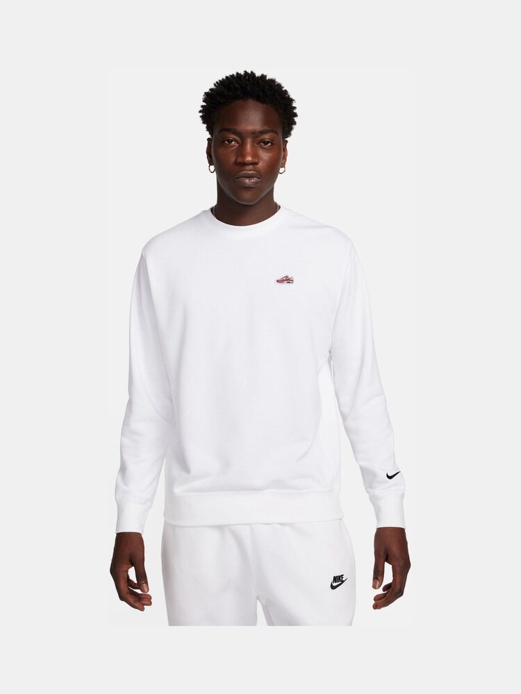 Blanc - Sweat Nike Sportswear Air Crew - Image 1 of 6