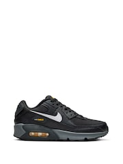 Черный/белый/оранжевый - Кроссовки Nike Air Max 90 (для подростков) - Изображение 1 из 10