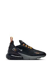 Nike Black/Gold Air Max 270 Youth Trainers - Image 1 of 10