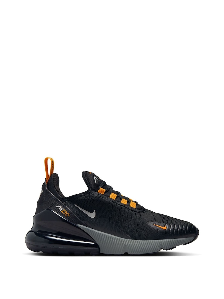 Nike Black/Gold Air Max 270 Youth Trainers - Image 1 of 10