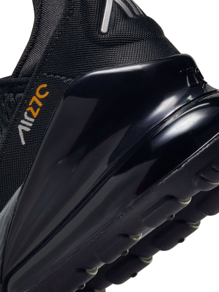 Nike Black/Gold Air Max 270 Youth Trainers - Image 10 of 10