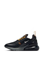 Nike Black/Gold Air Max 270 Youth Trainers - Image 4 of 10
