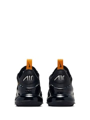 Nike Black/Gold Air Max 270 Youth Trainers - Image 7 of 10