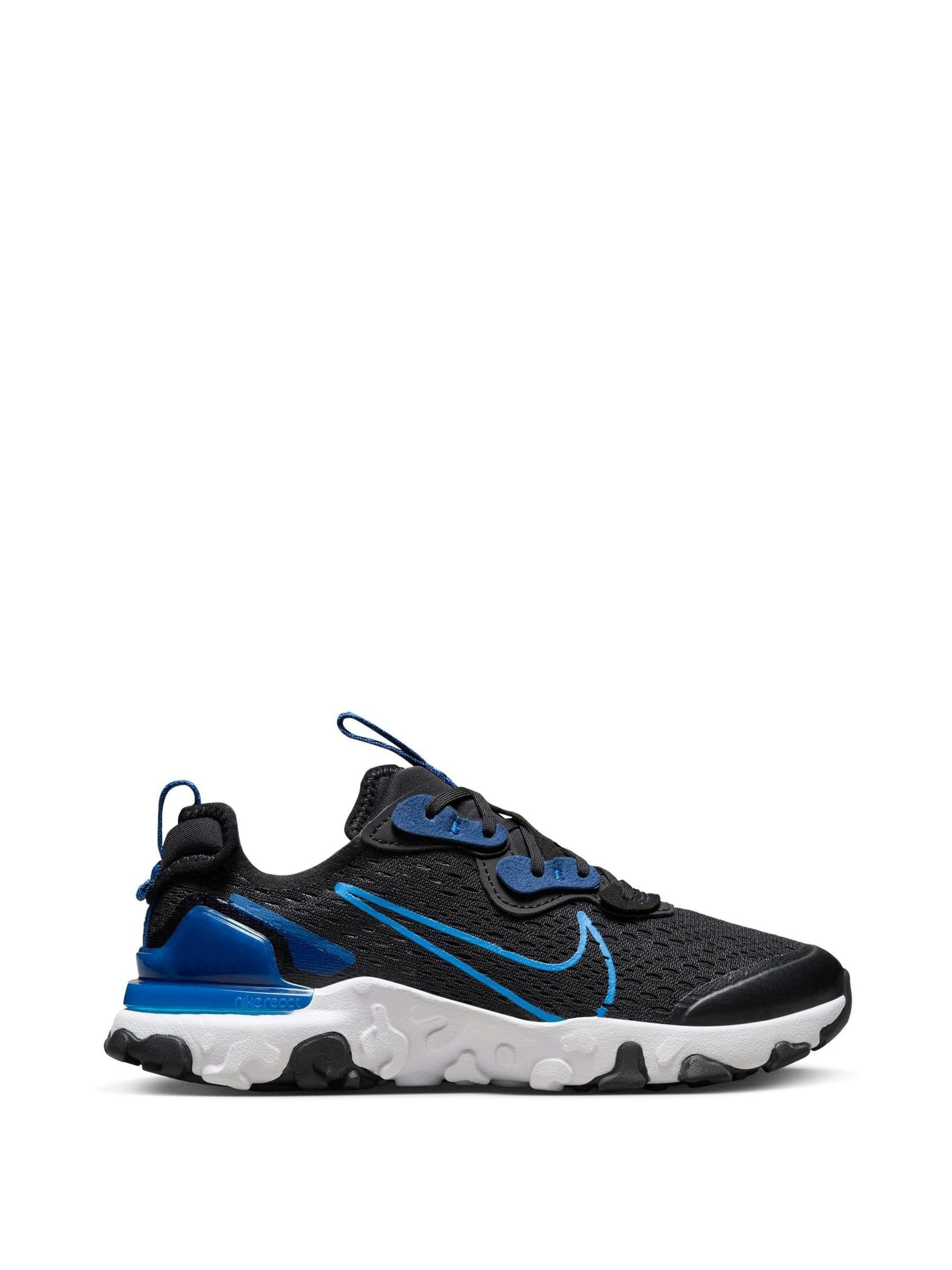 Buy Nike Black Navy React Vision Youth Trainers from Next Luxembourg