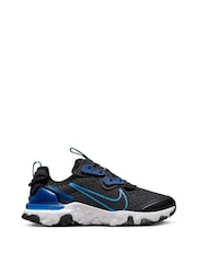 Nike Black/Navy React Vision Youth Trainers - Image 1 of 10