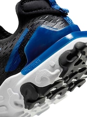 Nike Black/Navy React Vision Youth Trainers - Image 10 of 10