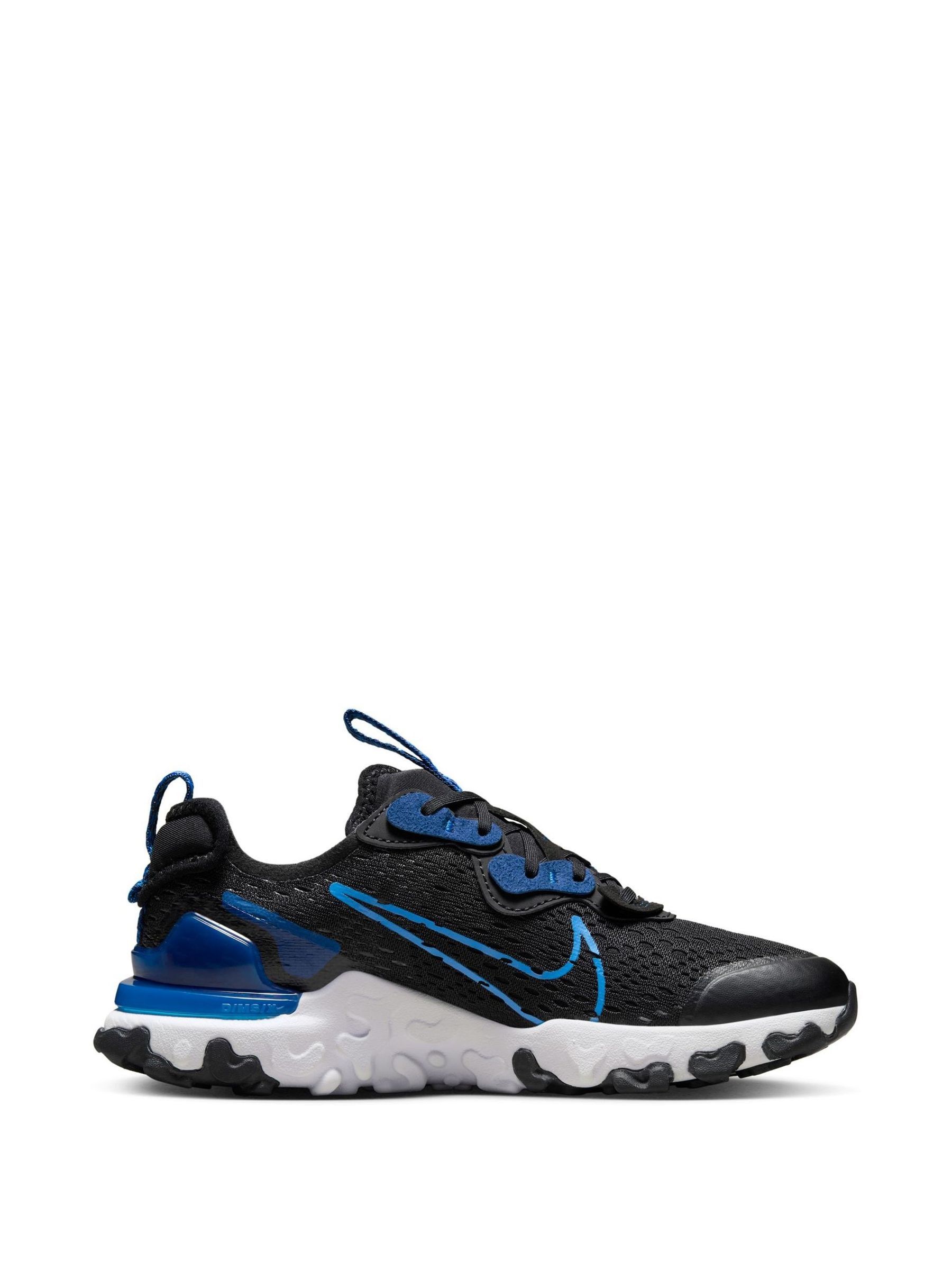 Buy Nike Black Navy React Vision Youth Trainers from Next Luxembourg