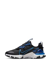 Nike Black/Navy React Vision Youth Trainers - Image 4 of 10
