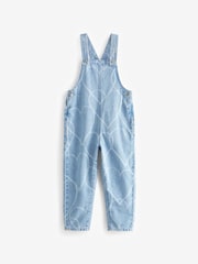 Mid Blue Denim Heart Dungaree (3-16yrs) - Image 4 of 6