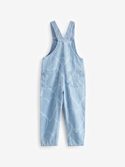 Mid Blue Denim Heart Dungaree (3-16yrs) - Image 5 of 6