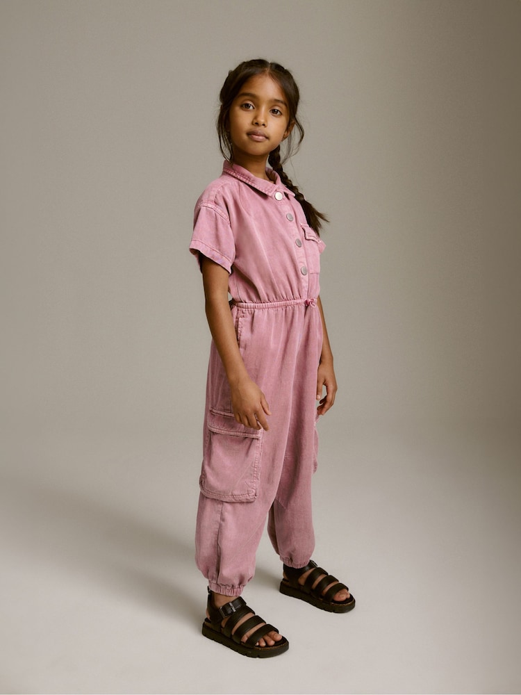 Pink Boilersuit (3-16yrs) - Image 1 of 10