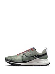Nike Black/Brown React Pegasus Trail 4 Running Trainers - Image 2 of 13