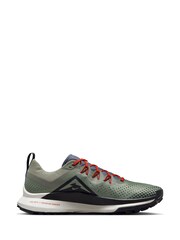 Nike Black/Brown React Pegasus Trail 4 Running Trainers - Image 3 of 13