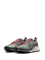 Nike Black/Brown React Pegasus Trail 4 Running Trainers - Image 5 of 13