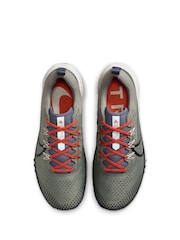 Nike Black/Brown React Pegasus Trail 4 Running Trainers - Image 7 of 13