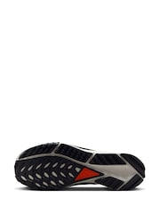 Nike Black/Brown React Pegasus Trail 4 Running Trainers - Image 9 of 13