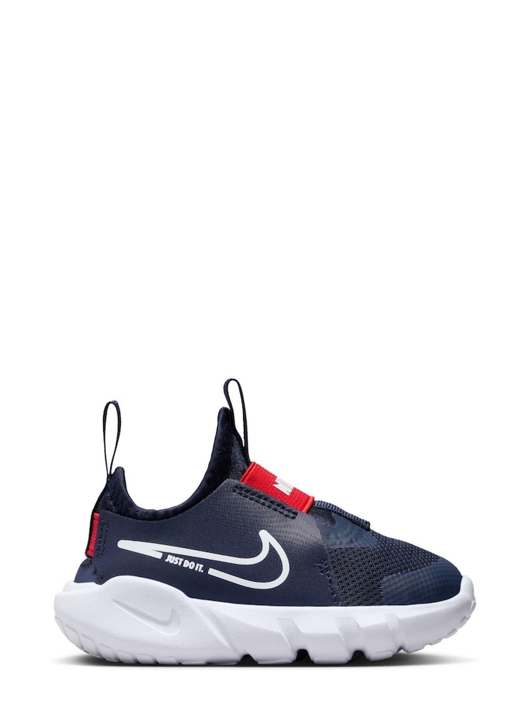 Nike Navy Flex Runner 2 Infant Trainers - Image 1 of 4